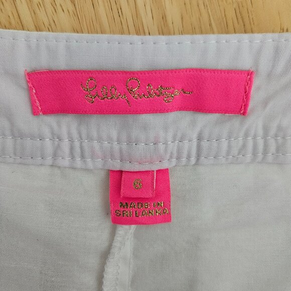 Lilly Pulitzer colette skort Resort White size 6 EUC - Picture 5 of 10